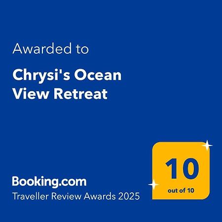 Chrysi'S Ocean View Retreat Villa Kerames Dış mekan fotoğraf