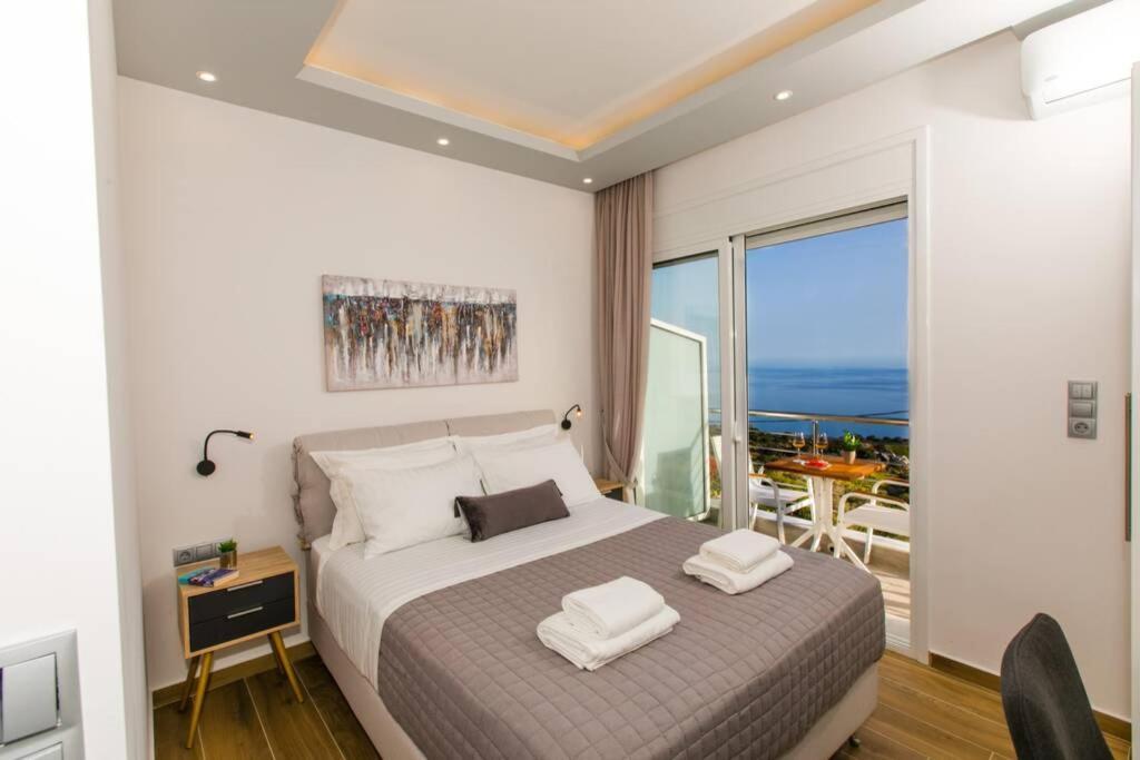 Chrysi'S Ocean View Retreat Villa Kerames Dış mekan fotoğraf