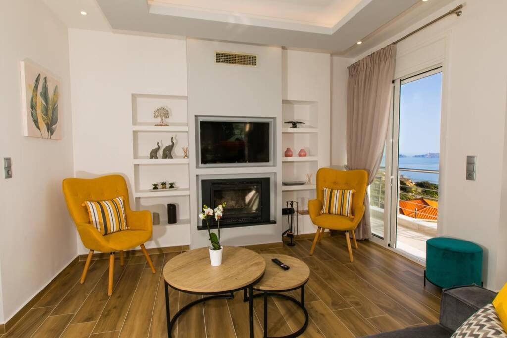 Chrysi'S Ocean View Retreat Villa Kerames Dış mekan fotoğraf